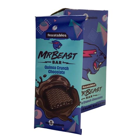 Mr Beast Chocolate Bar Quinoa Crunch Chocolate