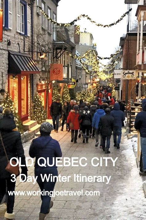 3 Day Travel Itinerary: Guide to Old Quebec City in the Winter