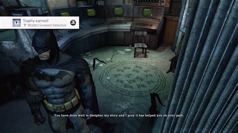 Batman Arkham Asylum Crack The E Nigma And World S Greatest Detective Trophy Achievement Youtube