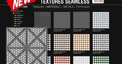 New Costless Perforated Metals Textures - Great Architecture