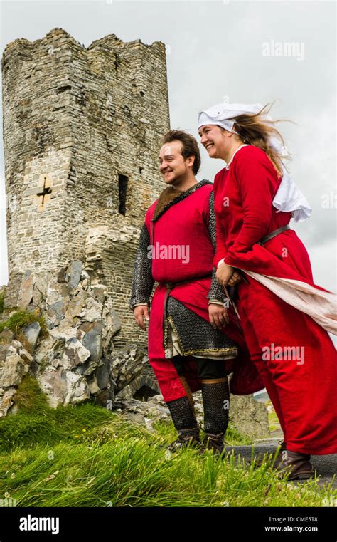 Two Members Of Historia Normannis A 12th Century Reenactment Group