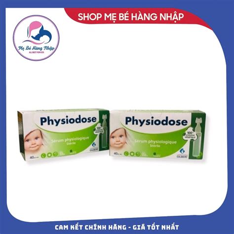 Nước Muối Sinh Lý Physiodose Pháp Xanh Lá 40 ống Shopee Việt Nam