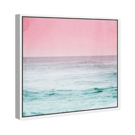 Oliver Gal Nautical And Coastal Dream Ocean View Coastal Pink On