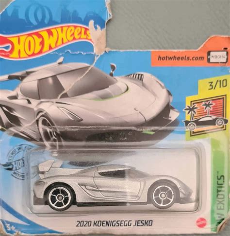 Embalagem Danificada Hot Wheels Exotics Koenigsegg Jesko Universo Hot Wheels