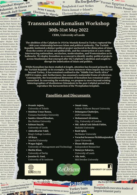 Transnational Kemalism Workshop - Critical Muslim Studies