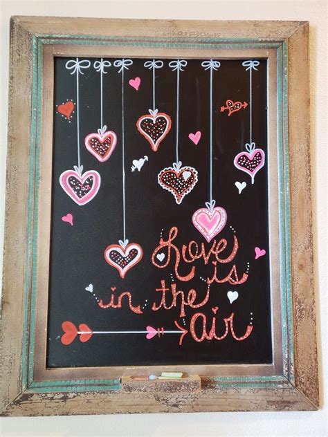 2020 Valentine S Day Chalk Board Art Idea Artofit