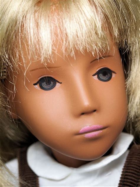 Vinyl Blonde Sasha Doll With Slate Colored Eye Paint Featuring One Slightly Askew Eye