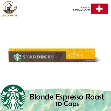 Starbucks Nespresso Blonde Espresso Roast 10 Caps 53g Lazada