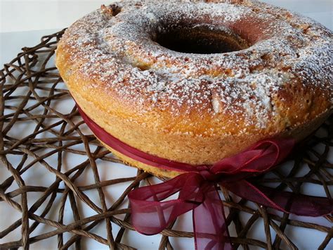 Ciambellone Soffice Alla Ricotta Con Gocce Di Cioccolato L