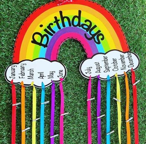 41 Creative Birthday Chart Ideas For The Classroom Chaylor And Mads