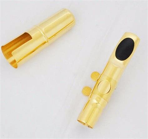 Superior Jazz Tenor Sax Bb Saxophone Metal Mouthpiece Gold Plated Cap Ligature Ebay