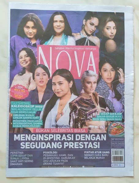 Jual Tabloid Nova Edisi Terakhir Desember Cover Nike Ardilla