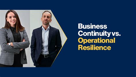 Business Continuity Vs Operational Resilience BCI