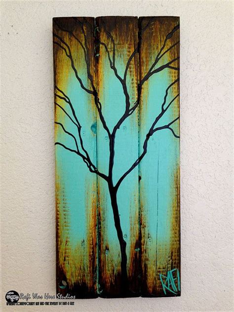 One More Form Of Art Using Wood – Paint On It! - Bored Art