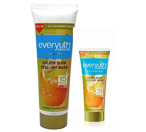 Amazon Everyuth Advanced Golden Glow Peel Off Mask Gm And