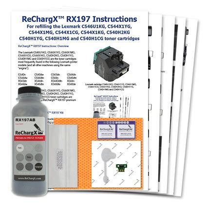 Lexmark X543 Toner Cartridges and Toner Refills