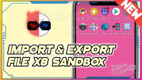 NEW CARA IMPORT EXPORT FILE DATA X8 SANDBOX TUTORIAL PINDAHKAN