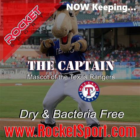 Texas Rangers Mascot Uses ROCKET SPORT Locker & Dryer | Rocket Sport ...