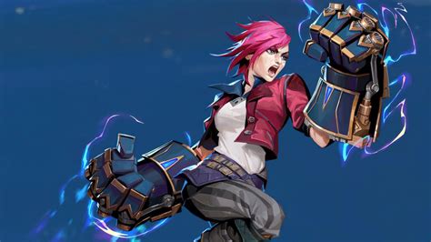 Vi From Arcane And League Of Legends Wallpaper 4k Hd For Iphone And