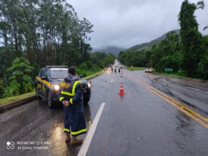 Ubatuba CCR Interdita Trecho Da Rio Santos Por Risco De Deslizamento