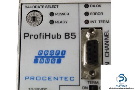 PROCENTEC PROFIHUB B5 5 CHANNEL PROFIBUS DP REPEATER Platinum