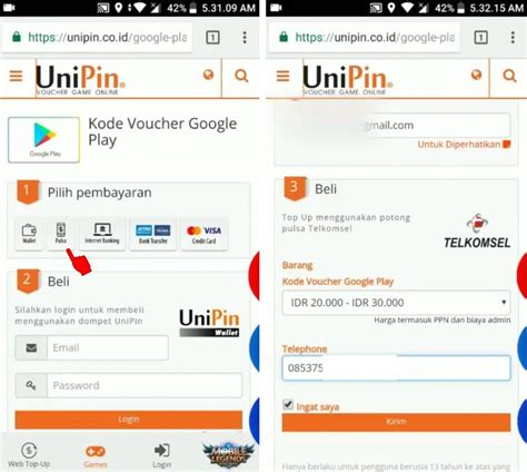 Cara Mengisi Google Play Dengan Pulsa Kuliahapps