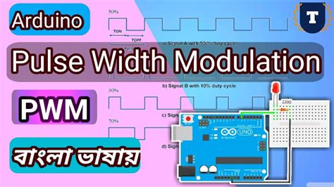 Pwm Pulse Width Modulation Arduino Bangla Tutorial Part 06 Youtube