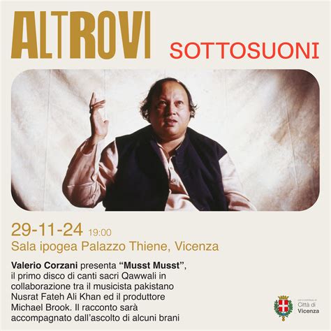 "Sottosuoni" con Valerio Corzani / Eventi / VIVA - Eventi Vicenza
