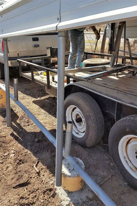 How to Move a Carport - Take 2 - Our Downsized Life