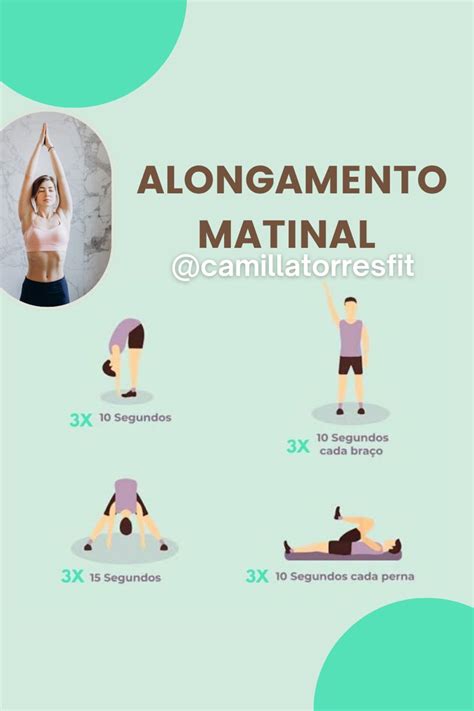 Alongamento Matinal Para Fazer Antes Ou Depois Dos ExercÍcios Plano De Exercícios Em Casa