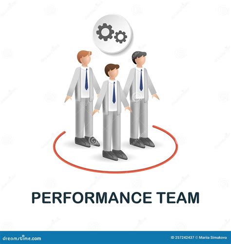 Performance Team Icon Line Element From Corporate Development