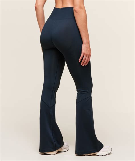 Gymshark Everyday Seamless Flared Leggings Navy Gymshark