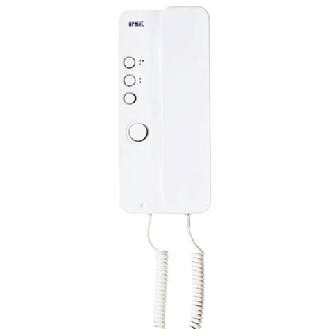 Urmet Mirò intercom with electronic call with an additional button 1150/35