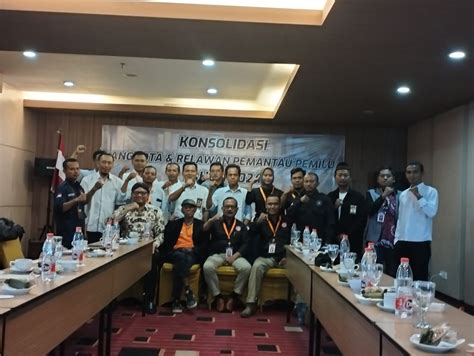 14 Anggota Dan Relawan Pemantau Pemilu 2024 Gelar Rapat Konsolidasi Di