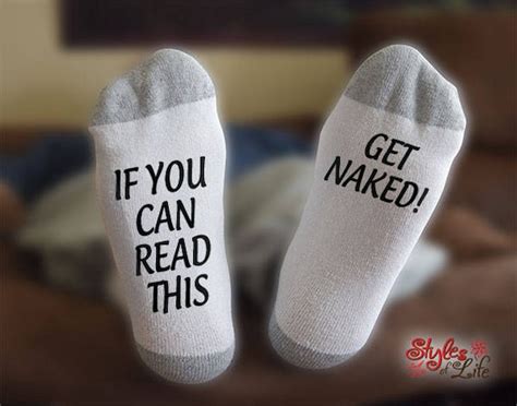 Get Naked Socks If You Can Read This Gift For Him Gift For Etsy