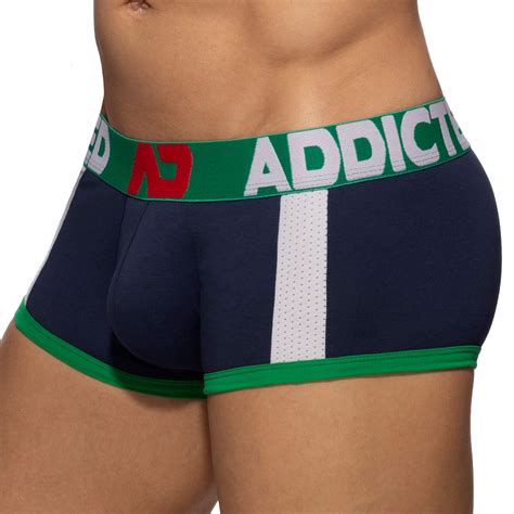 Addicted Boxer Sports Padded Bleu Marine Inderwear