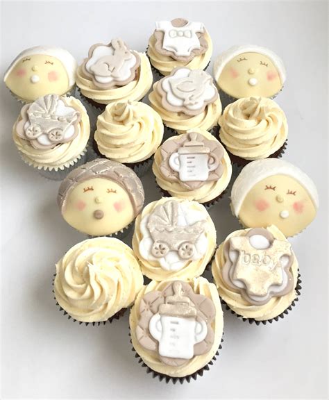 5 Neutral Baby Shower Cupcakes Photo Unisex Baby Shower Cupcakes