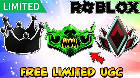 Free Limited Ugc Items Today On Roblox Rustic Crown Oni Mask Glitch