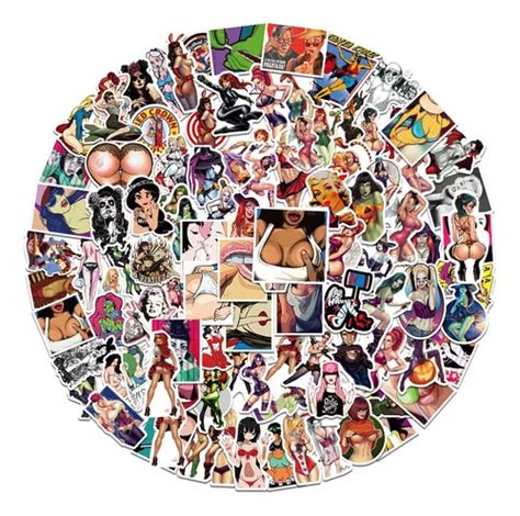 Pegatinas Impermeables De Anime Hentai Tease Calcomanía De Cuotas sin interés