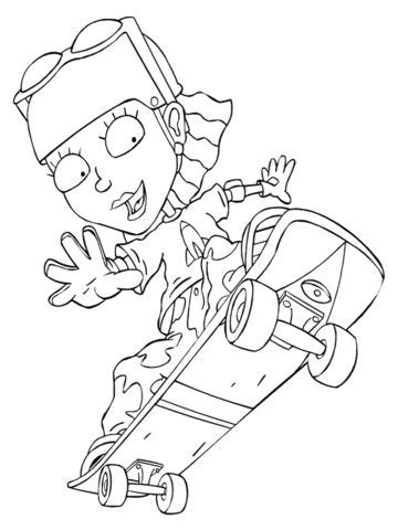 Regina Reggie Rocket Coloring Page Cartoon Coloring Pages Coloring