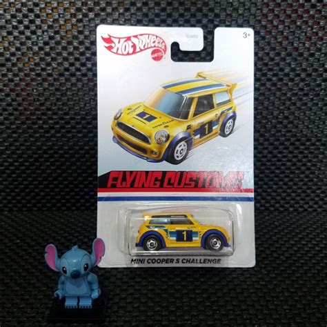 Jual Hot Wheels Mini Cooper S Challenge Kuning Flying Customs Shopee Indonesia