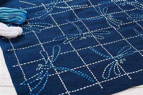 Sashiko Embroidery Japanese Running Stitch Tutorial Reef Recovery