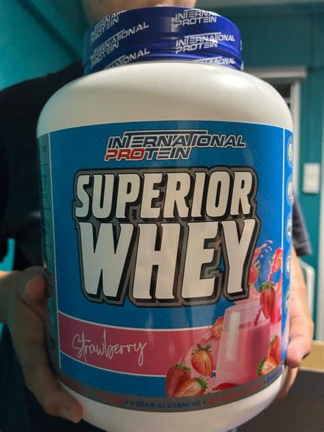 Superior Whey Strawberry Flavour Health And Nutrition Health Supplements Sports And Fitness