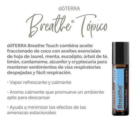 Aceite Esencial Doterra Touch Breathe Ml Roll On Topico Cuotas Sin