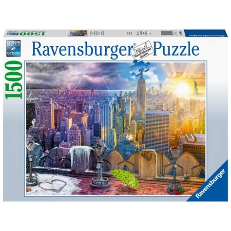 Ravensburger Puzzle 1500 Piece Seasons Of New York | Toys | Casey's Toys