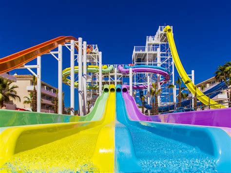 Водные горки на Майорке - туристический блог об отдыхе в Беларуси