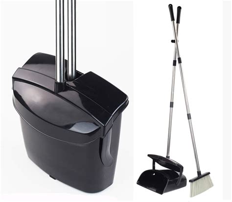 Broom And Dustpan Set Commercial Long Handle Sweep Set And Lobby Broom