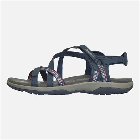 Skechers Dames Reggae Sun Array Sandalen Blauw