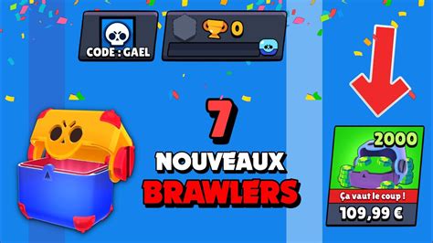 Brawl Stars Je D Bloque Nouveaux Brawlers Avec Troph E Pack