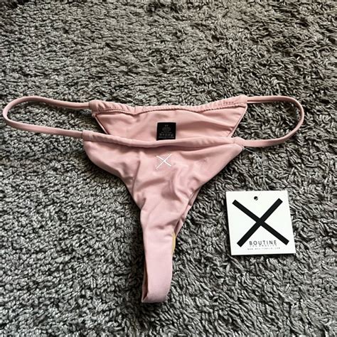 Boutine LA Swim Nwt Boutine La Light Pink String Thong Bikini Poshmark